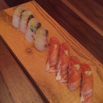 Uchi Dallas - Japanese Sea Bream & Salmon Belly - Japanese Near Me - Dallas, Texas Uchi Dallas - Japanese Sea Bream & Salmon Belly - Japanese Near Me - Dallas, Texas