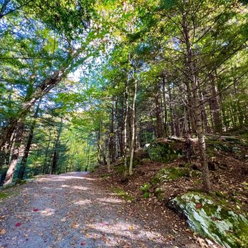 Bingham Falls - Views along the Mill Trail to the falls (Early October 2023) - Hiking Near Me - Stowe, Vermont