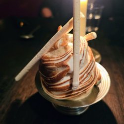 Sunday Lunch ($52 rotating menu): Paw Paw Ice Cream with rum meringue. $19. Delicious