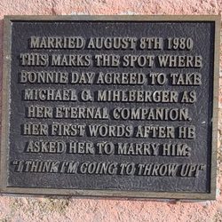 Aviation Navigation Arrow - Plaque, describing funny marriage proposal