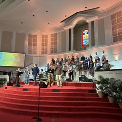 First Baptist Church of Fort Walton Beach - The choir singing.
