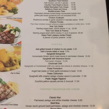 Pinecrest Diner - Menu 6/2016 - Diners Near Me - San Francisco, California Pinecrest Diner - Menu 6/2016 - Diners Near Me - San Francisco, California