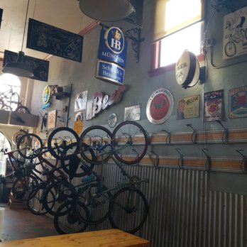Gestalt Haus Fairfax - the bike scene with beer and brats, oh yeah! - Bars Near Me - Fairfax, California