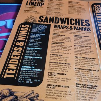 Pub 56 - Inside of menu - American Near Me - Aurora, Illinois Pub 56 - Inside of menu - American Near Me - Aurora, Illinois