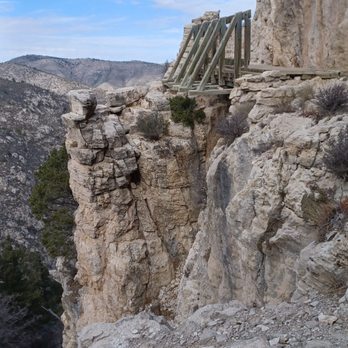 Guadalupe Peak Trail Hike - The bridge you cross. - Hiking Near Me - Salt Flat, Texas