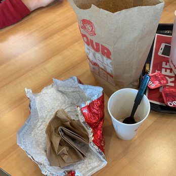 Wendy's - My already eaten Grilled Chicken Sandwich and frosty. I forgot to take the pic before I devoured this extraordinarily delicious meal. - Fast Food Near Me - Waltham, Massachusetts Wendy's - My already eaten Grilled Chicken Sandwich and frosty. I forgot to take the pic before I devoured this extraordinarily delicious meal. - Fast Food Near Me - Waltham, Massachusetts