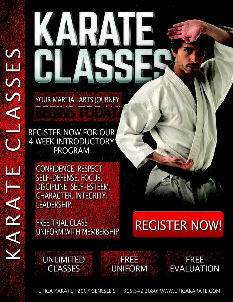 UTICA KARATE Updated September 2024 2007 Genesee St, Utica, New