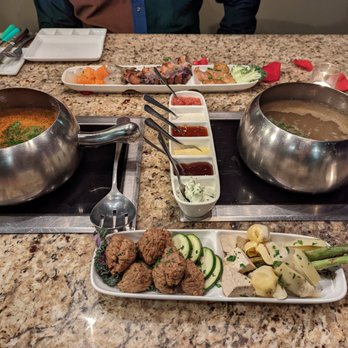 The Melting Pot - The vegetarian entree for me, Cupid's feast for him ... with mojo or voodoo cooking style & all of the dipping sauces - Fondue Near Me - White Plains, New York The Melting Pot - The vegetarian entree for me, Cupid's feast for him ... with mojo or voodoo cooking style & all of the dipping sauces - Fondue Near Me - White Plains, New York