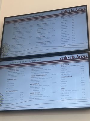 Menu photo 3 Cafe de Anza San Diego, CA