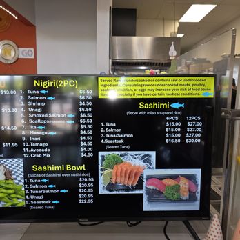 Roll n Go Sushi - New sashimi menu - Sushi Bars Near Me - Fair Oaks, California Roll n Go Sushi - New sashimi menu - Sushi Bars Near Me - Fair Oaks, California