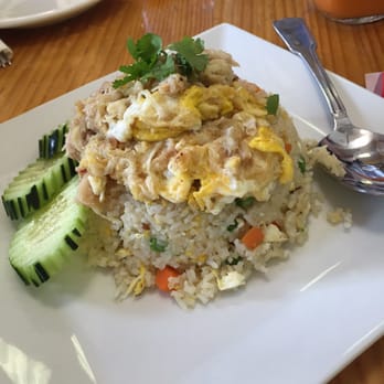 Iron Pan Thai Kitchen - Crab fries rice! Really good - Thai Near Me - Poway, California