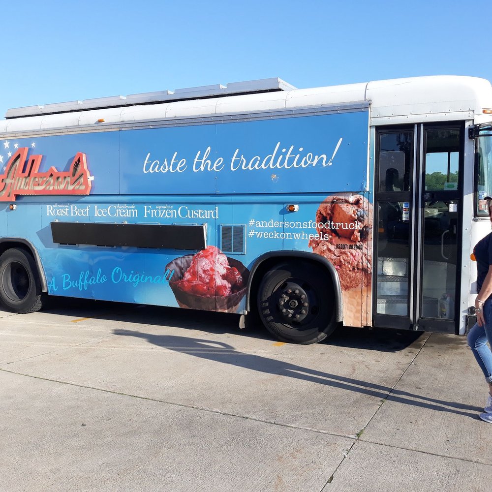 Anderson's Frozen Custard - Icecream Bus - Ice Cream & Frozen Yogurt Near Me - Cheektowaga, New York Anderson's Frozen Custard - Icecream Bus - Ice Cream & Frozen Yogurt Near Me - Cheektowaga, New York