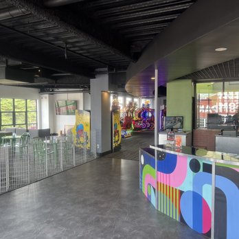 Oscars Playground - Front desk, arcade games entrance, lounge - Arcades Near Me - Monterey, California