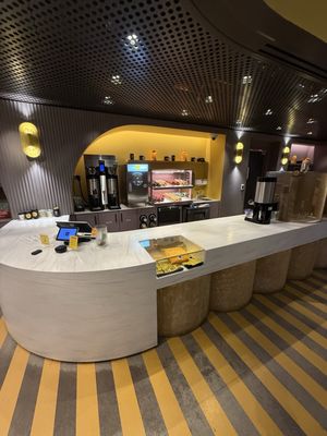 Yellow Light Coffee and Donuts by null