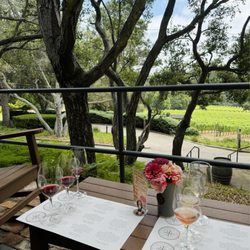 Lester Estate Wines - Two flights on the deck, Pinots, and Afternoon Apéritifs. Both were amazing!
