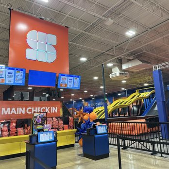 Sky Zone Hurst Trampoline Park - Check in area - Trampoline Parks Near Me - Hurst, Texas