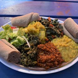 Red Sea Kitchen - Veggie Combo. Yes, it's Vegan!