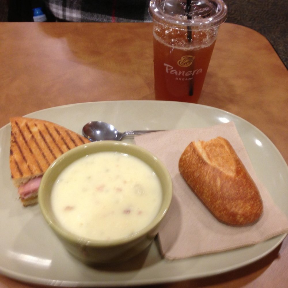 Panera Bread - Mmmmm, Cuban Sand and Baked Potato Soup... next, COSTCO, then BED (my cold is taking over) - Sandwiches Near Me - Rego Park, New York Panera Bread - Mmmmm, Cuban Sand and Baked Potato Soup... next, COSTCO, then BED (my cold is taking over) - Sandwiches Near Me - Rego Park, New York