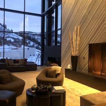 Yuta - Hotel lobby leading to Yuta Restaurant. - New American Near Me - Wanship, Utah