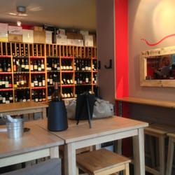 Few seats and a lot of wine!