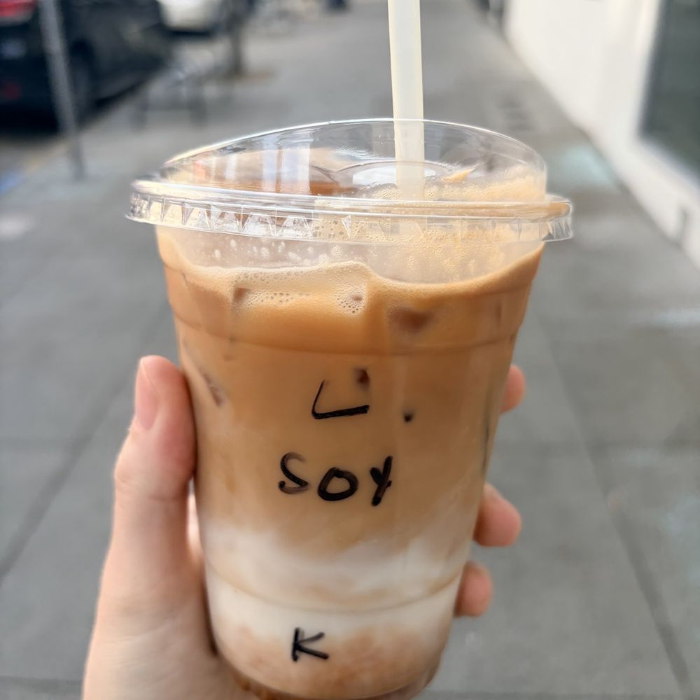 Compton's Coffee House - iced soy latte - Coffee & Tea Near Me - San Francisco, California