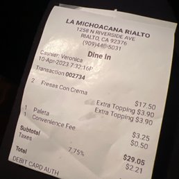 Receipt Receipt