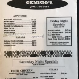 Menu Menu