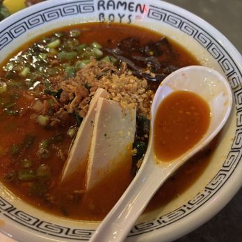 Ramen Boys - Veggies Ramen with Spicy Oil - Ramen Near Me - Las Vegas, Nevada Ramen Boys - Veggies Ramen with Spicy Oil - Ramen Near Me - Las Vegas, Nevada