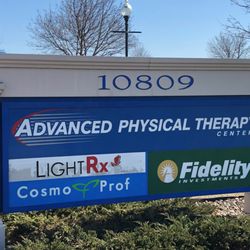 Advanced Physical Therapy Center - Our sign by the road.