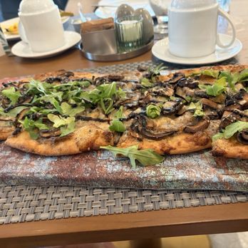 Coastal Kitchen & Bar - Mushroom flatbread. Not enough cheese in my opinion - Seafood Near Me - Jacksonville, Florida Coastal Kitchen & Bar - Mushroom flatbread. Not enough cheese in my opinion - Seafood Near Me - Jacksonville, Florida
