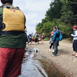 Wilderness Inquiry - Had lunch halfway at Crosby Farm Island.   9/03/18