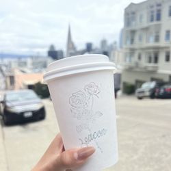 Beacon Coffee & Pantry - Latte ($5) with Lavender ($0.5)