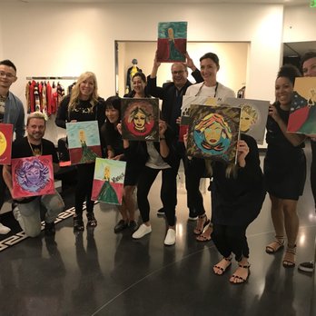 Art by Sheryl - Art night with the Versace crew. - Paint & Sip Near Me Art by Sheryl - Art night with the Versace crew. - Paint & Sip Near Me