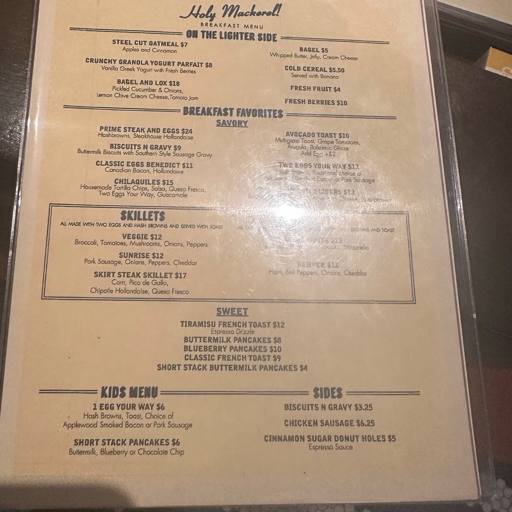 the menu for the restaurant the menu for the restaurant