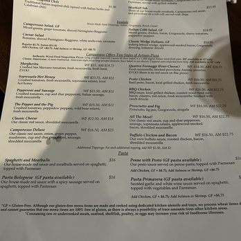 Camporosso - Menu - Pizza Near Me - Fort Mitchell, Kentucky