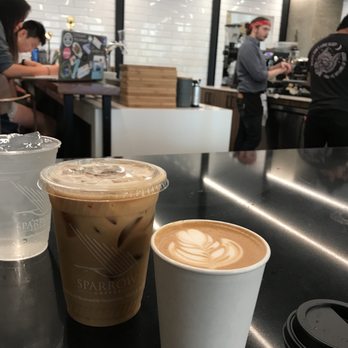 Sparrow Coffee - Iced latte and cappuccino - Coffee Roasteries Near Me - Naperville, Illinois