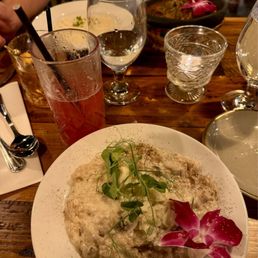 Mushroom Risotto and Beef Bourguignon