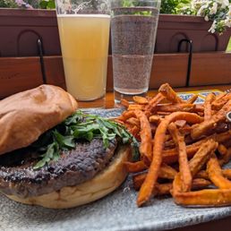 Elk Burger... yum!