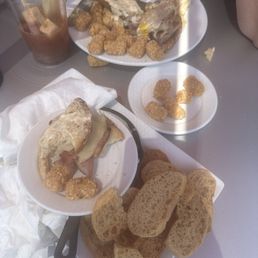 Theses our plates when we left tasteless food and unorganized business!
