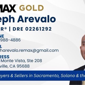 Joseph Arevalo - RE/MAX Gold - Realtor - Real Estate Agents Near Me - Vacaville, California Joseph Arevalo - RE/MAX Gold - Realtor - Real Estate Agents Near Me - Vacaville, California