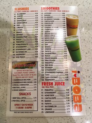 Menu photo 4 I Heart Boba Mississauga, ON