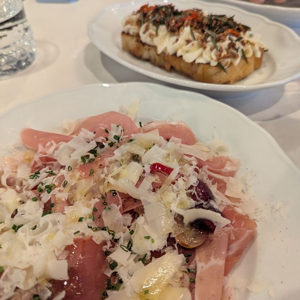 Piano Piano - Prosciutto di San Daniele Ricotta Cheese on Foccacia - Italian Near Me - Toronto, Ontario Piano Piano - Prosciutto di San Daniele Ricotta Cheese on Foccacia - Italian Near Me - Toronto, Ontario