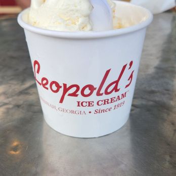 Leopold's Ice Cream - Rum bisque - Ice Cream & Frozen Yogurt Near Me - Savannah, Georgia