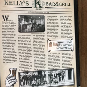 Kelly's Bar & Grill - the history of kelly's bar and grill - American Near Me - Newport, Washington Kelly's Bar & Grill - the history of kelly's bar and grill - American Near Me - Newport, Washington