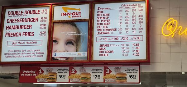 Menu photo 5 In-N-Out Burger Ontario, CA Menu photo 5 In-N-Out Burger Ontario, CA