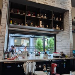 Outside bar seats