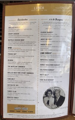Menu photo 2 Jack's Restaurant & Bar Pleasant Hill, CA