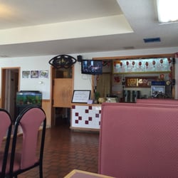 Dining area/checkout counter