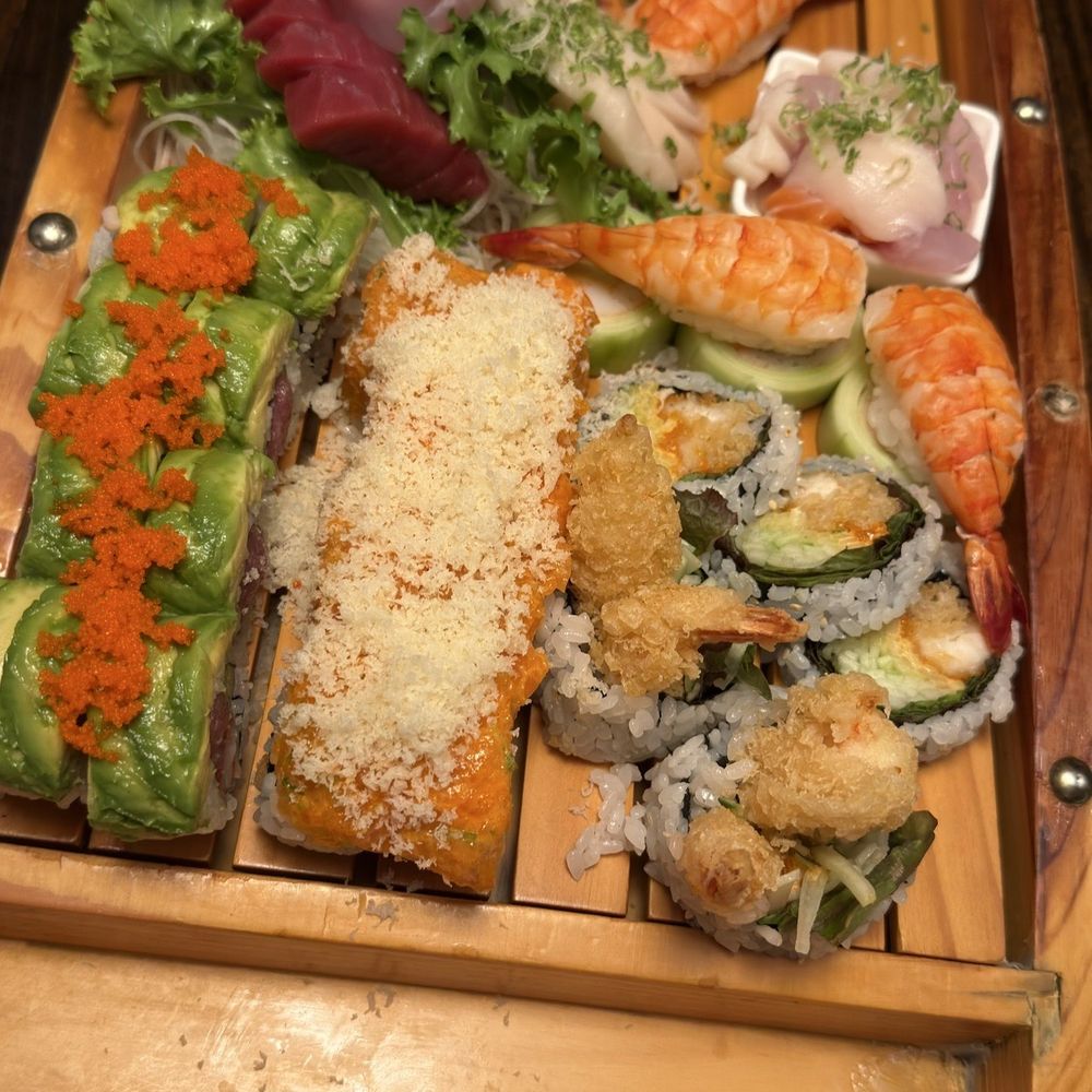 Tenzan - Sushi & Sashimi Deluxe For Three - Japanese Near Me - Brooklyn, New York Tenzan - Sushi & Sashimi Deluxe For Three - Japanese Near Me - Brooklyn, New York