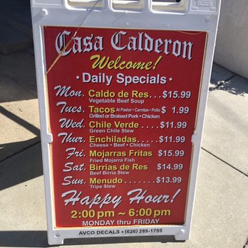 Casa Calderon - Mexican Near Me - San Gabriel, California